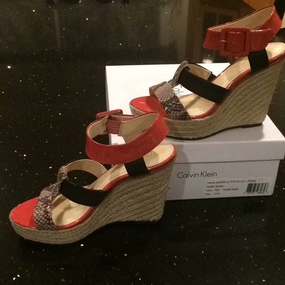 Size 6.5 Calvin Klein Espadrilles - Picture 1 of 8